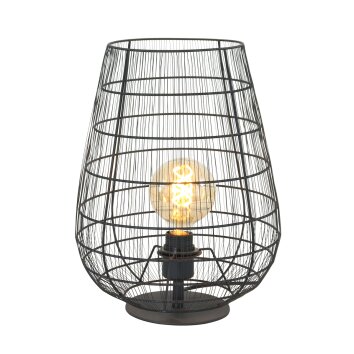 Steinhauer Gloom Lampada da tavolo Nero, 1-Luce