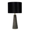 Lucide VELVET Lampada da tavolo Grigio, Ottone, 1-Luce