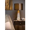 Lucide VELVET Lampada da tavolo Grigio, Ottone, 1-Luce