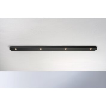 Bopp-Leuchten CLOSE Plafoniera LED Nero, 4-Luci