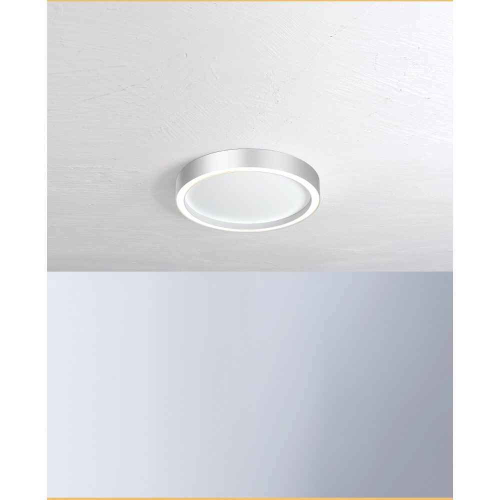 Bopp-Leuchten AURA Plafoniera LED Argento, Bianco, 1-Luce main product photo