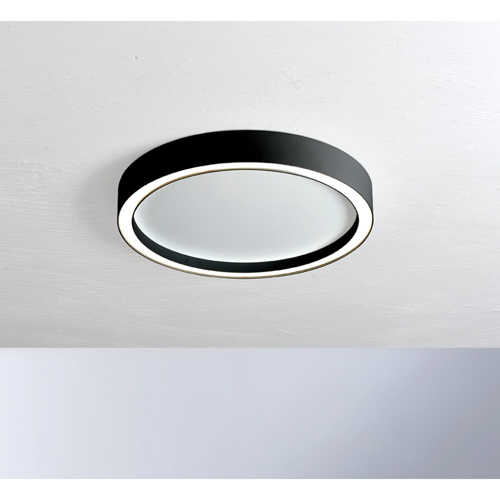 Bopp-Leuchten AURA Plafoniera LED Nero, Bianco, 1-Luce main product photo