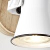 Brilliant Seed Applique Legno scuro, Bianco, 1-Luce