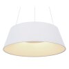 Globo CROTONE Lampadario a sospensione LED Bianco, 1-Luce, Telecomando