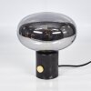 Maoro Lampada da tavolo Grigio, Ottone, Nero, 1-Luce