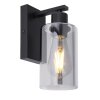 Globo HADERA Applique Nero, 1-Luce