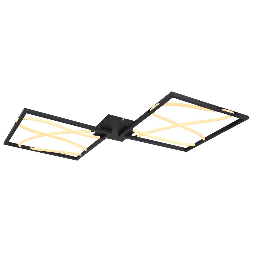 Globo KAIA Plafoniera LED Nero, 1-Luce main product photo