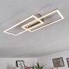 Chilkat Plafoniera LED Nichel opaco, 1-Luce
