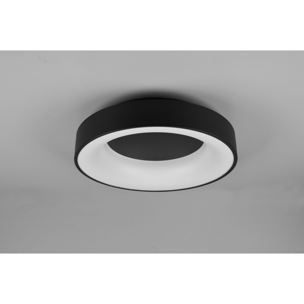 Trio Girona Plafoniera LED Nero, 1-Luce