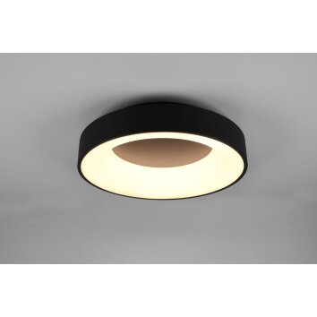 Trio Girona Plafoniera LED Nero, 1-Luce