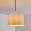 Adelboden Lampadario a sospensione Legno chiaro, Nero, 1-Luce