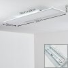 Salmi Plafoniera LED Bianco, 1-Luce, Telecomando