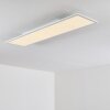 Salmi Plafoniera LED Bianco, 1-Luce, Telecomando