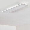Salmi Plafoniera LED Bianco, 1-Luce, Telecomando