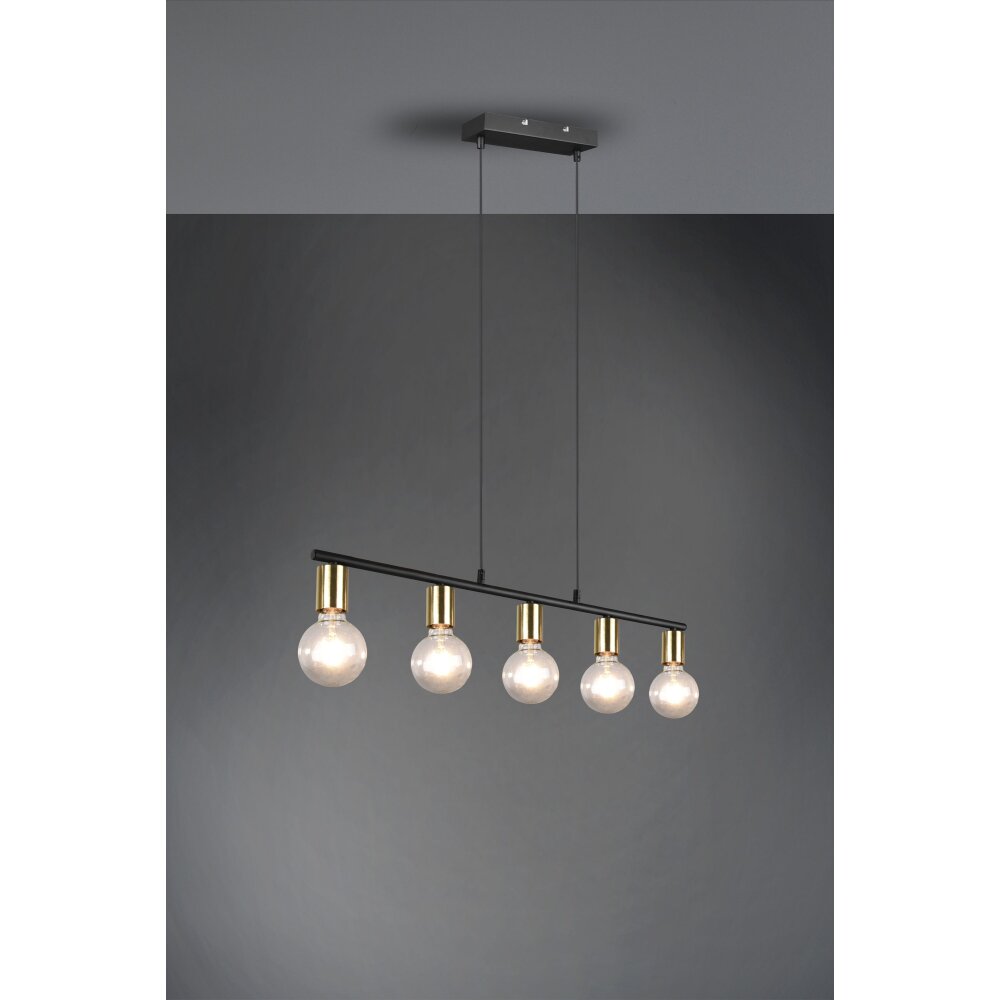 Reality Vannes Lampada a Sospensione Nero, 5-Luci main product photo