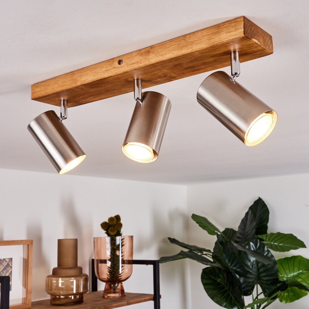 Zuoz Plafoniera Legno chiaro, 3-Luci main product photo