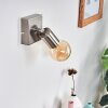 Tulla Applique Nichel opaco, 1-Luce