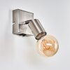 Tulla Applique Nichel opaco, 1-Luce