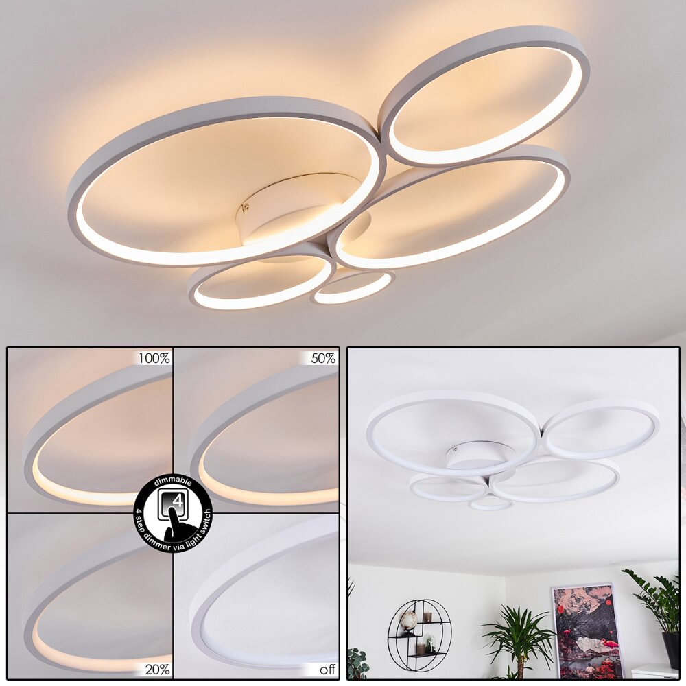 Rodekro Plafoniera Bianco, 1-Luce main product photo