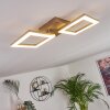 Batuna Plafoniera LED Nichel opaco, 1-Luce