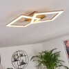 Batuna Plafoniera LED Nichel opaco, 1-Luce