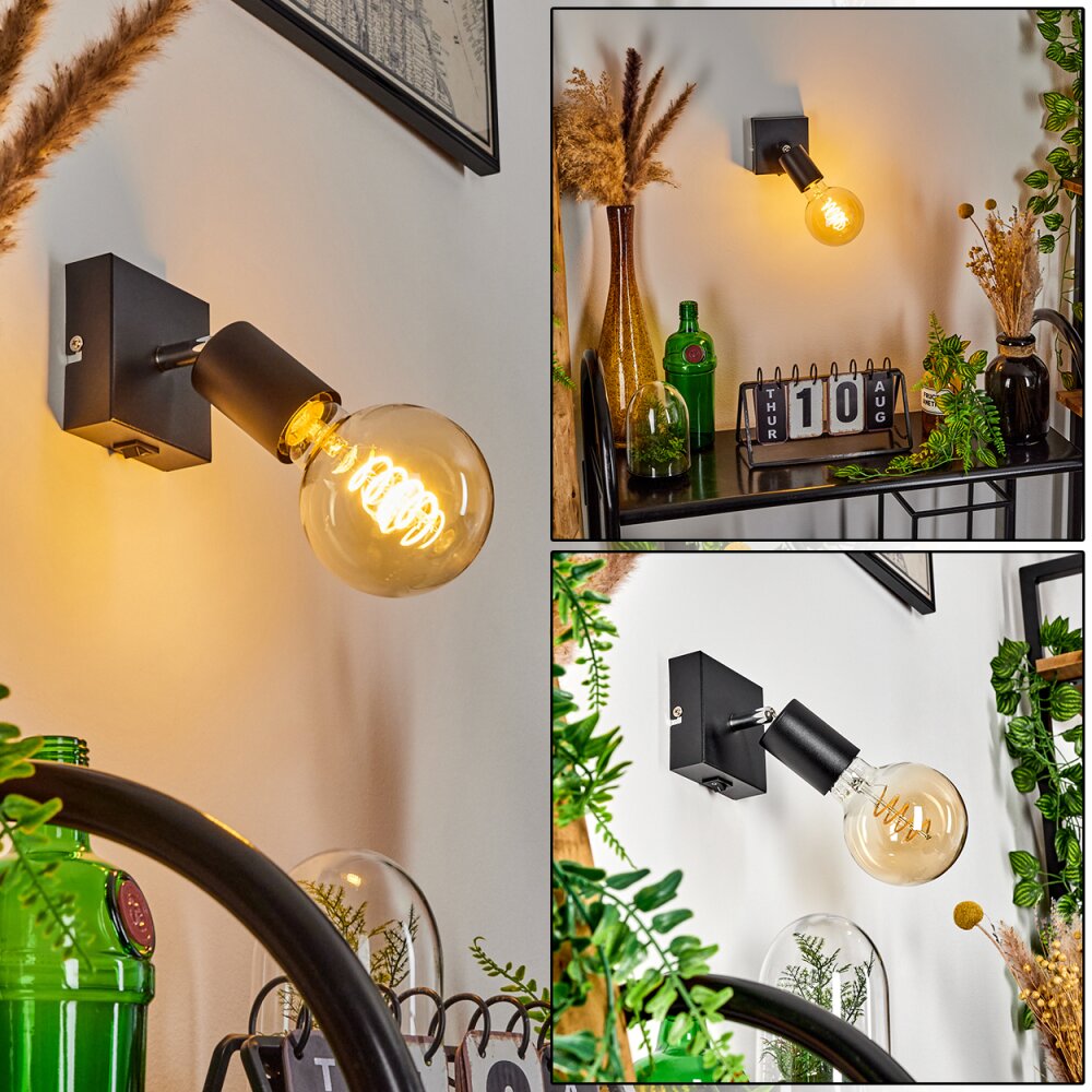 Tulla Applique Nero, 1-Luce main product photo