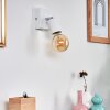 Tulla Applique Bianco, 1-Luce