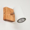 Zuoz Plafoniera Legno chiaro, 1-Luce