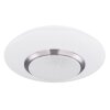 Globo CANDIDA Plafoniera LED Nichel opaco, Bianco, 1-Luce, Telecomando, Cambia colore