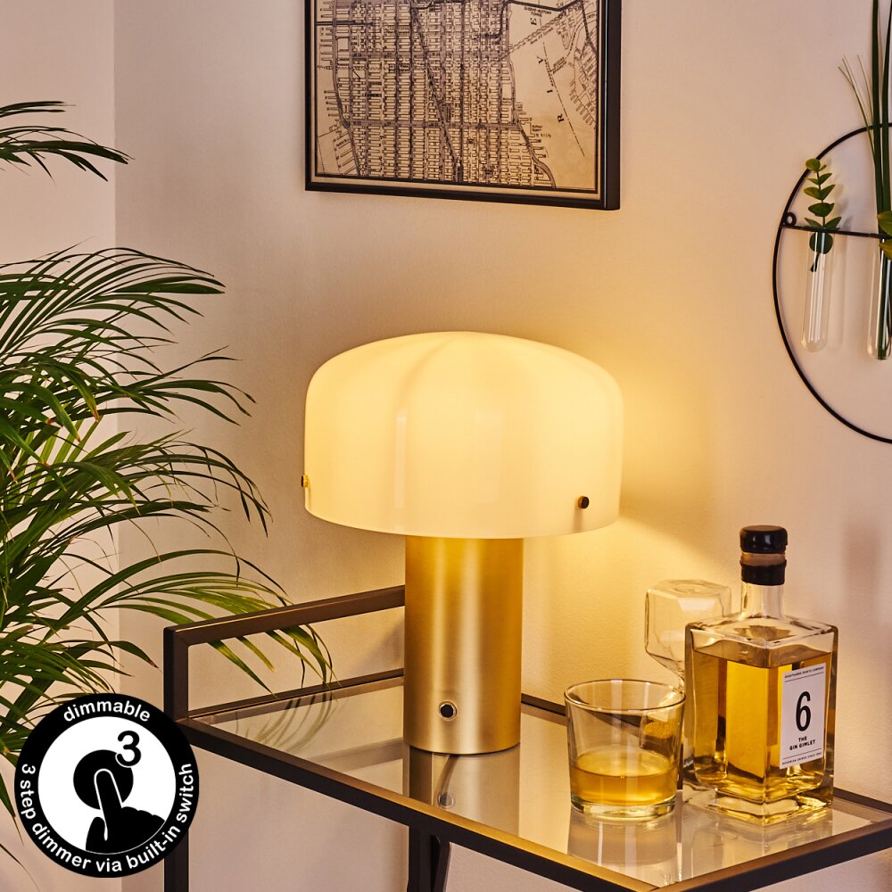 Guicia Lampada da tavolo Oro, Ottone, 1-Luce main product photo