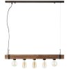 Brilliant Woodhill Lampada a Sospensione Legno scuro, Nero, 5-Luci