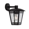 Brilliant Riley Applique da esterno Nero, 1-Luce