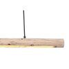 Globo MELLA Lampadario a sospensione LED Legno chiaro, Nero, 1-Luce