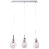 Brilliant Living Drops Lampada a Sospensione Cromo, 3-Luci