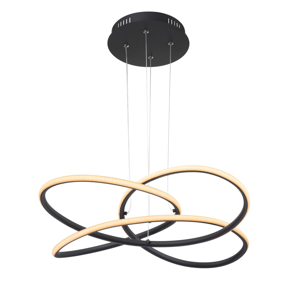 Globo PANDA Lampadario a sospensione LED Nero, 1-Luce main product photo