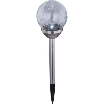 Globo SOLAR Lampada solare LED Acciaio inox, 1-Luce