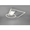 Trio Downey Plafoniera LED Bianco, 1-Luce, Telecomando