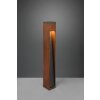 Trio Canning Lampioncino Segnapasso Legno scuro, Nichel opaco, 1-Luce