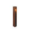 Trio Canning Lampioncino Segnapasso Legno scuro, Nichel opaco, 1-Luce