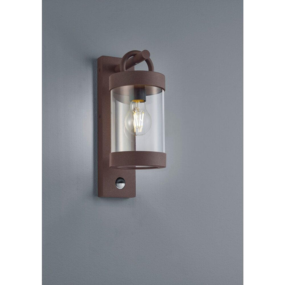Trio Sambesi Applique da esterno Ruggine, 1-Luce, Sensori di movimento main product photo