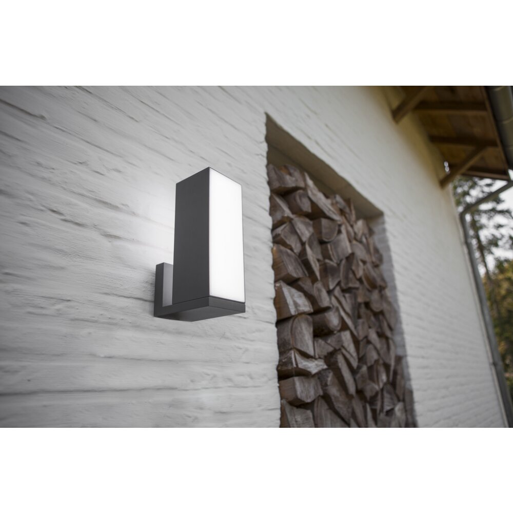 Lutec CUBA Applique da esterno LED Antracite, 2-Luci main product photo