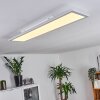 Mota Plafoniera LED Bianco, 1-Luce, Telecomando, Cambia colore