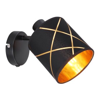 Globo BEMMO Applique Nero, 1-Luce