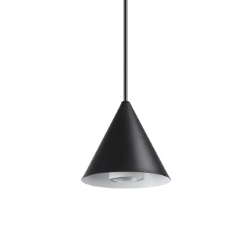 Ideallux A-LINE Lampada a Sospensione Nero, 1-Luce