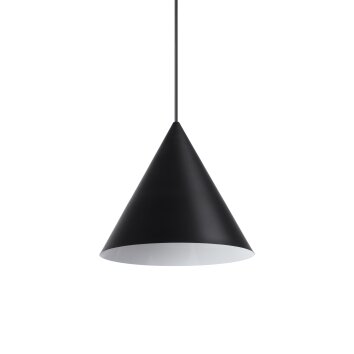 Ideallux A-LINE Lampada a Sospensione Nero, 1-Luce