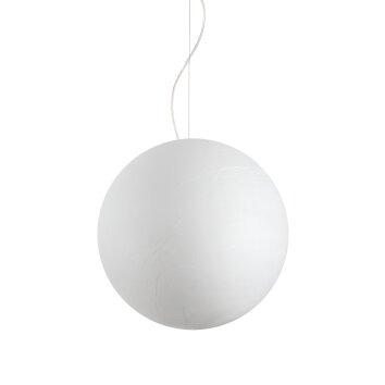 Ideallux CARTA Lampada a Sospensione Bianco, 1-Luce