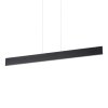 Ideallux DESK Lampada a Sospensione LED Nero, 1-Luce