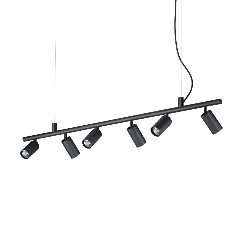 Ideallux DYNAMITE Lampada a Sospensione Nero, 6-Luci main product photo