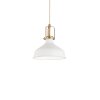 Ideallux ERIS-1 Lampada a Sospensione Oro, 1-Luce