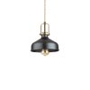 Ideallux ERIS-2 Lampada a Sospensione Oro, 1-Luce